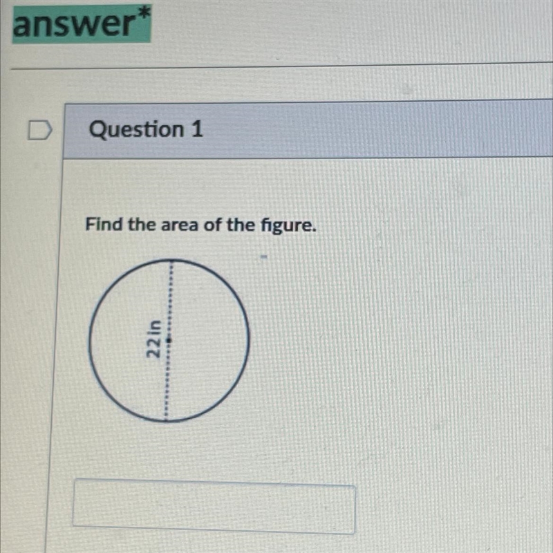 Find the area of the figure-example-1