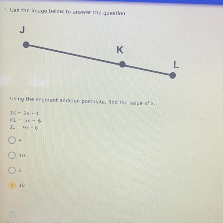 Using the segment addition postulate find the length of the segment EF￼-example-1