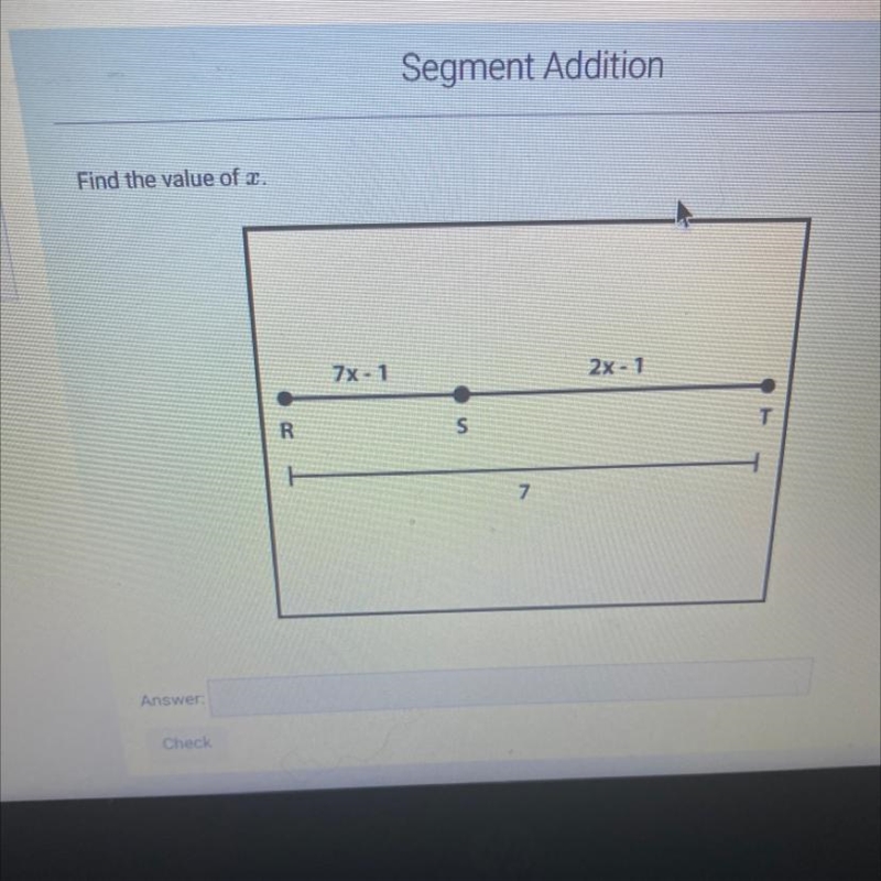 Find the value of x ?-example-1