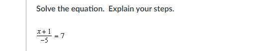 Solve the equation. Explain your steps.-example-1