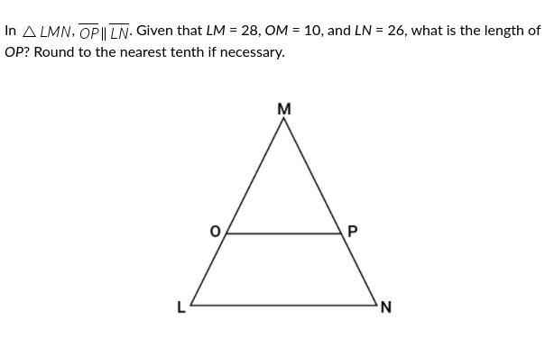 What is the length of OP?-example-1