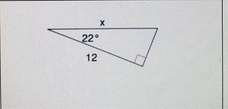 Solve for X triangle. ​-example-1