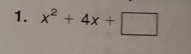 Complete the square to form a perfect square trinomial.​-example-1