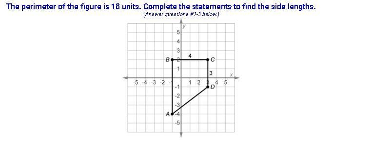 Use the perimeter to find the length of segment AD. This is the distance from A to-example-1