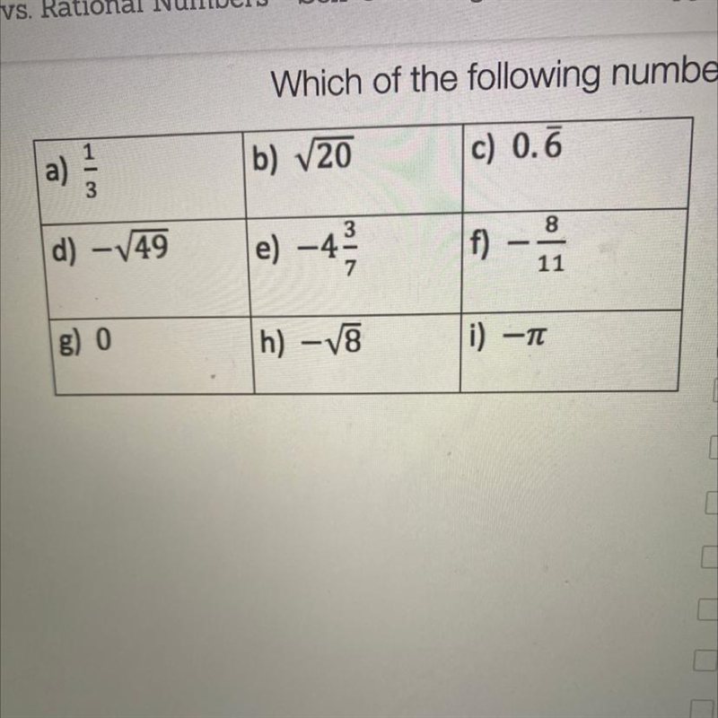 Find the irrational number. Links or spam will result in reporting.-example-1