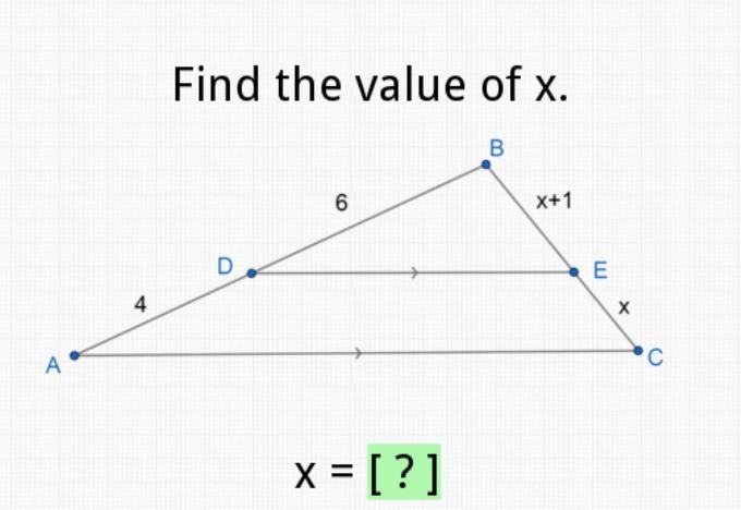 Find the Value of X (please don't just give me a fake answer)-example-1