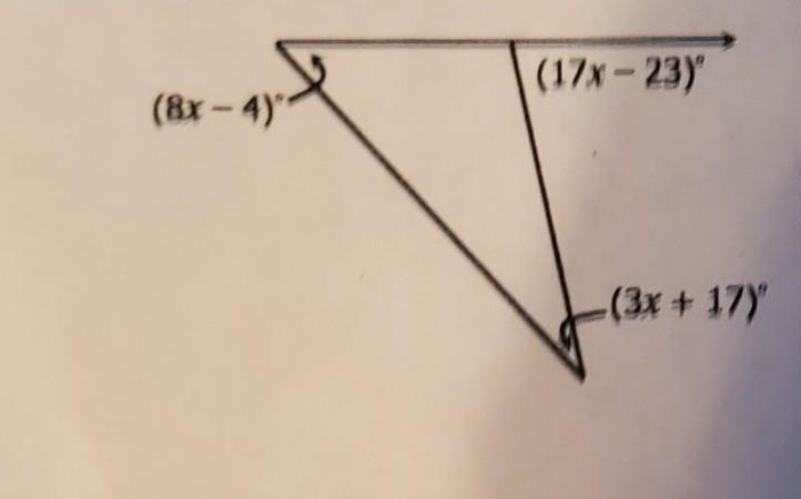 In the model below what is x and how do I solve it​-example-1