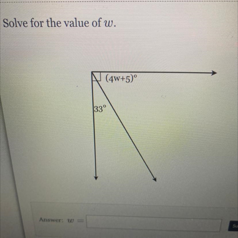 Solve for the value of w-example-1