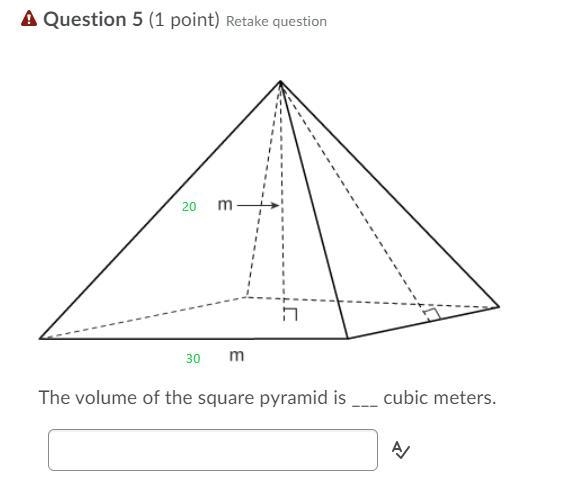 I really need help with this!!! thank you i appreciate it the volume of the square-example-1