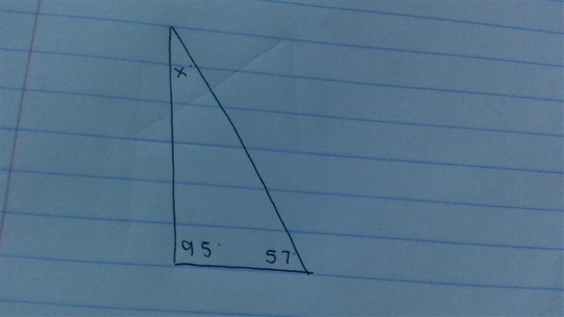 What is the value of x ? A. 48 B. 57 C. 38 D. 28-example-1