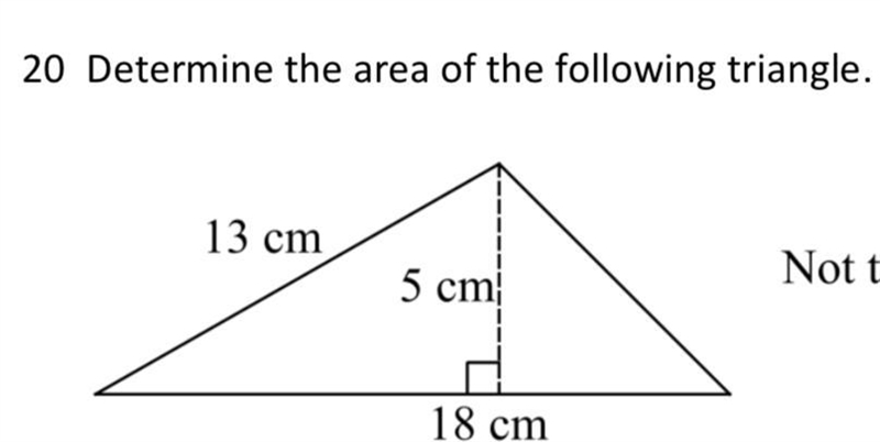 Hello everyone I have figured out the answer of the area of the triangle. I just want-example-1