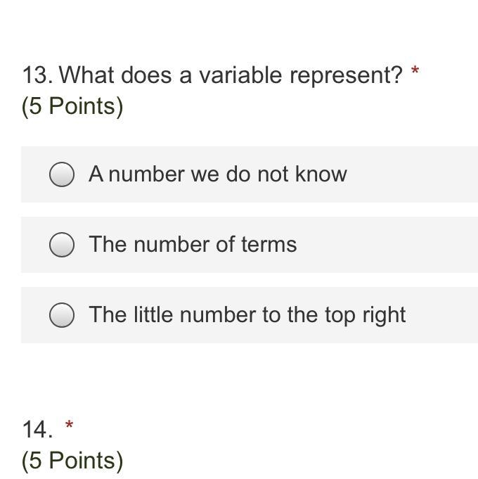 What does a variable represent? Pls help-example-1