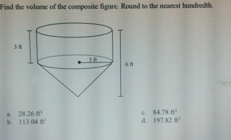 Find the volume of the composite figure. Round to the nearest hundredth. NO LINKS-example-1