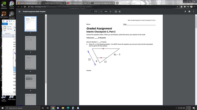 I need someone to solve for x and explain their steps, please!-example-1