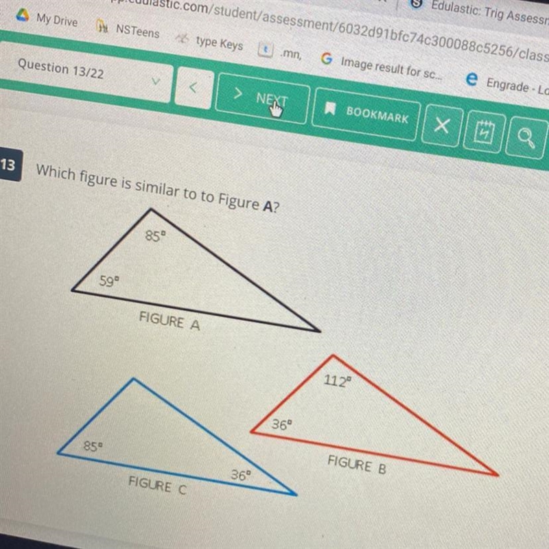 Which figure is similar to to Figure A?-example-1