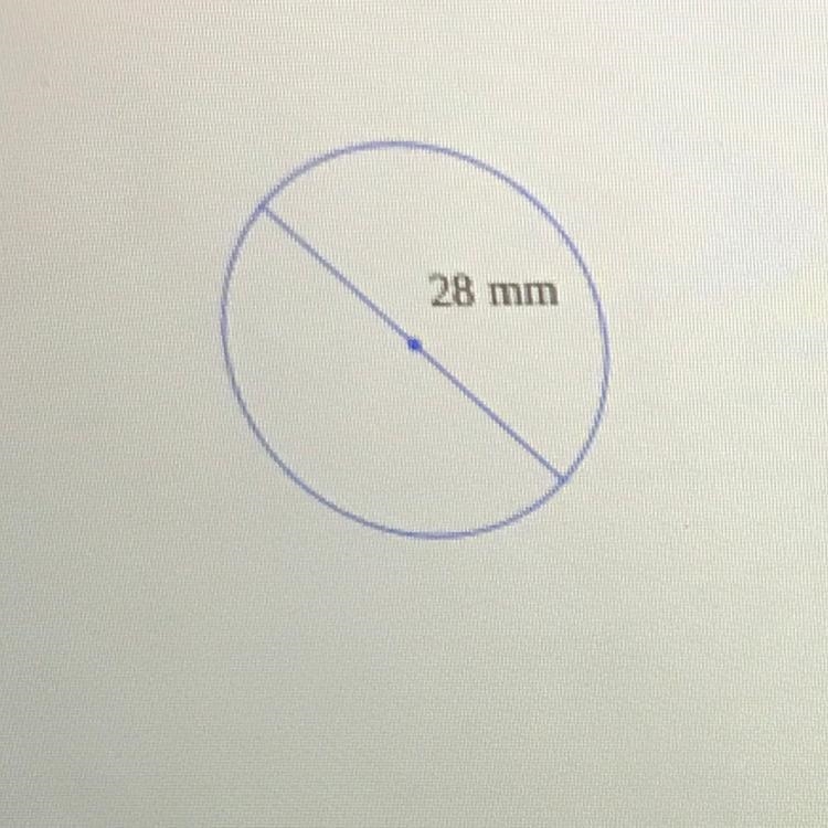 A circle has a diameter of 28 mm. What is its circumference? Use 3.14 for 1, and do-example-1