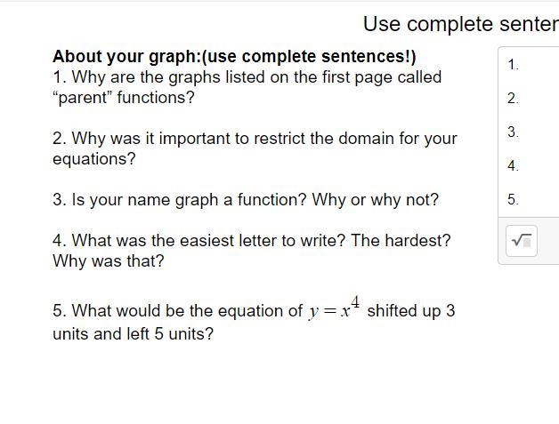 5 Simple Algerba 2 Questions.-example-1