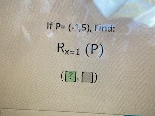 I need help asap!! if p= -1, 5 Rx axis (P)-example-1