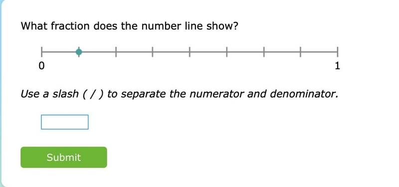 What fraction does the number line show?-example-1