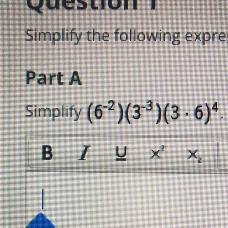 Simplify (6²)(3-8)(3-6)4-example-1