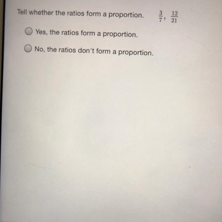 Do these form a proportion?? please help!!!-example-1