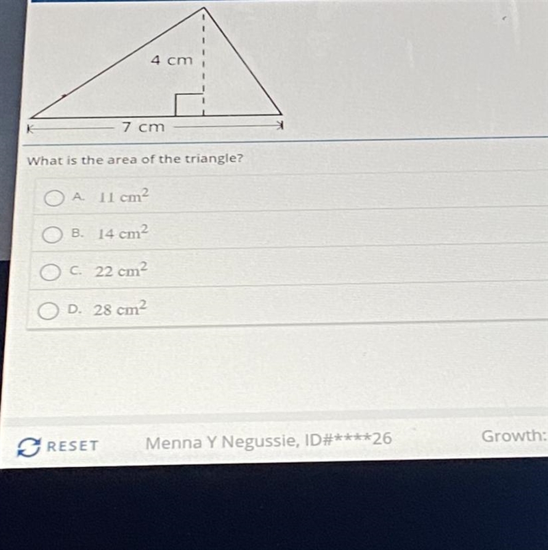 What is the area of this triangle-example-1