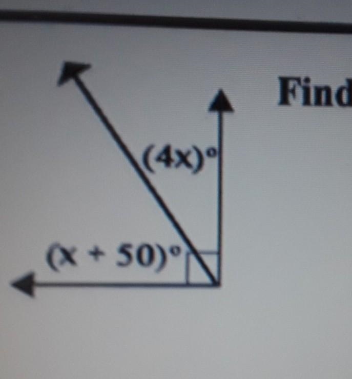 Find the value of x explain how you got your answer ​-example-1