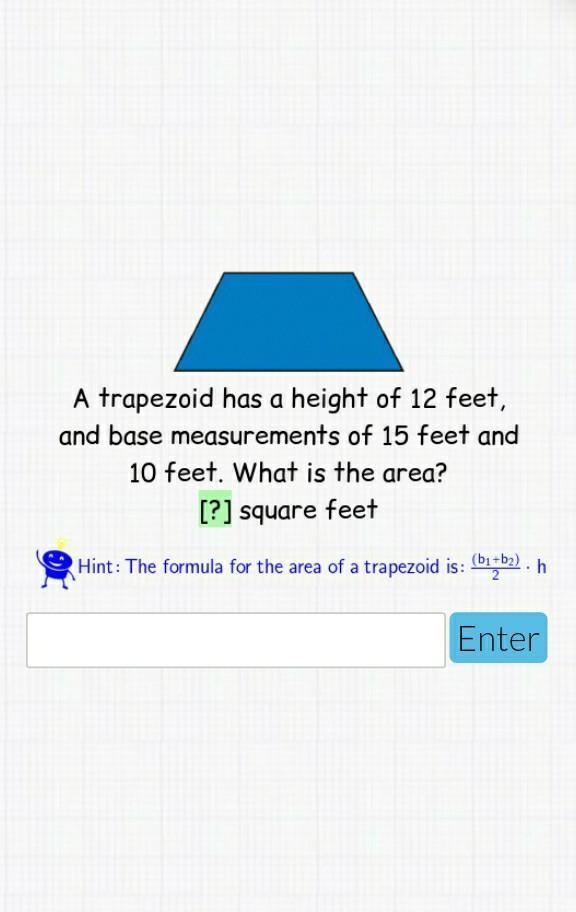 Find area of trapezoid ​-example-1