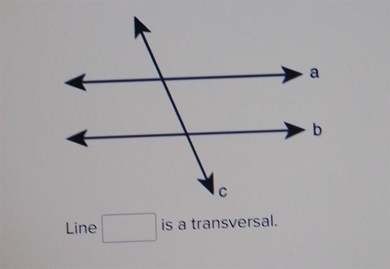 What line is a transversal​-example-1