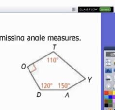 What is the measure of angle Y?-example-1