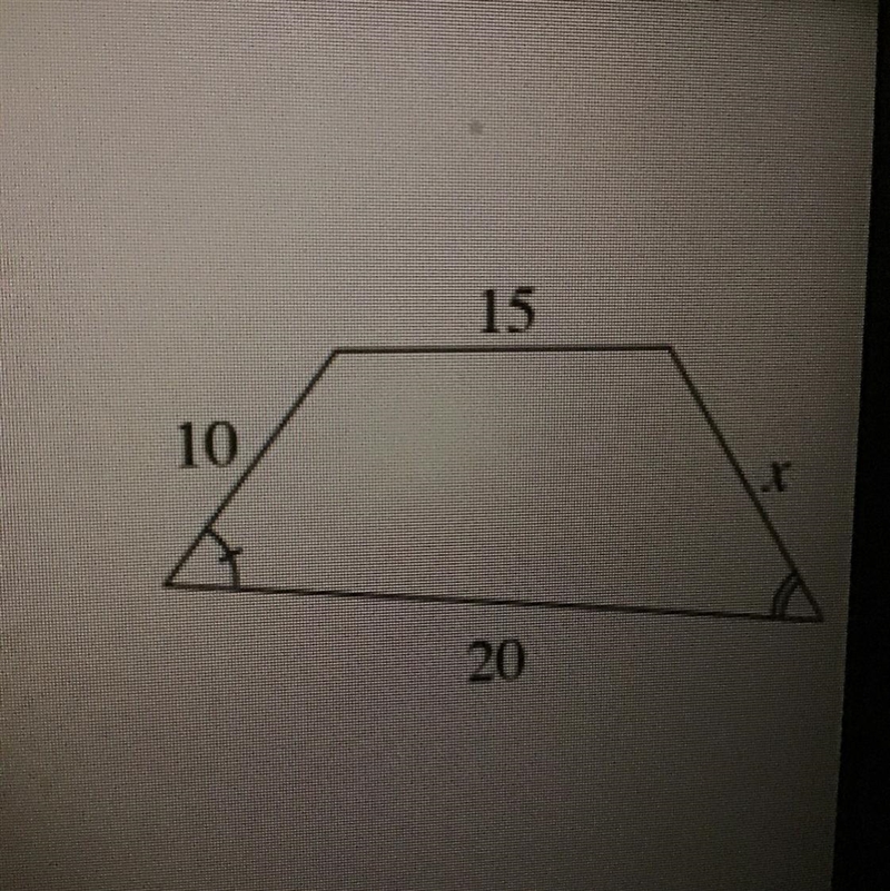 Solve for x (20 points)-example-1