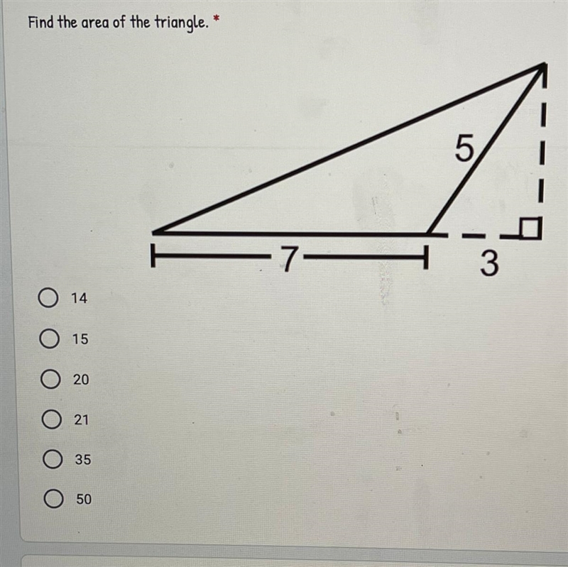 Find the area of the triangle-example-1