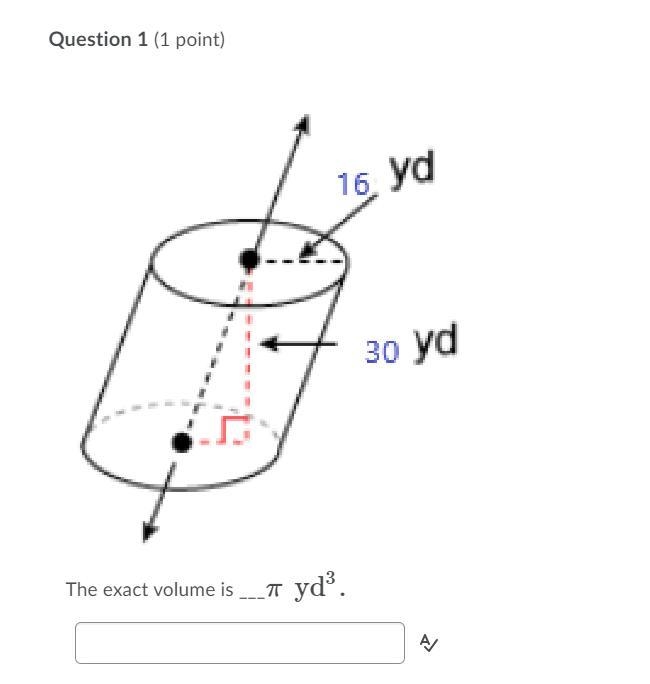 The exact volume is what?-example-1