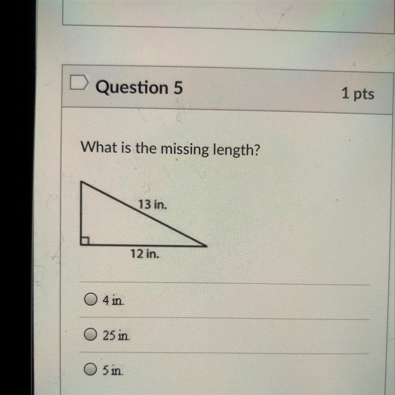 What is the missing length? Help-example-1