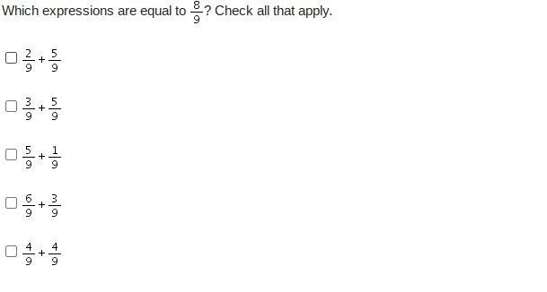 Which expressions are equal to ? Check all that apply.-example-1