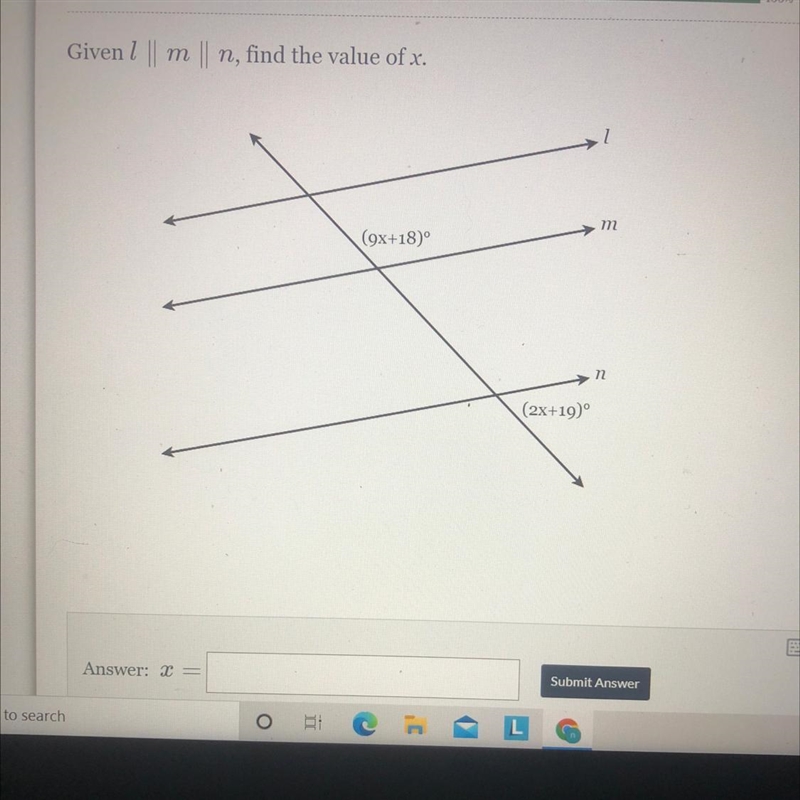 Find the value of x Please-example-1