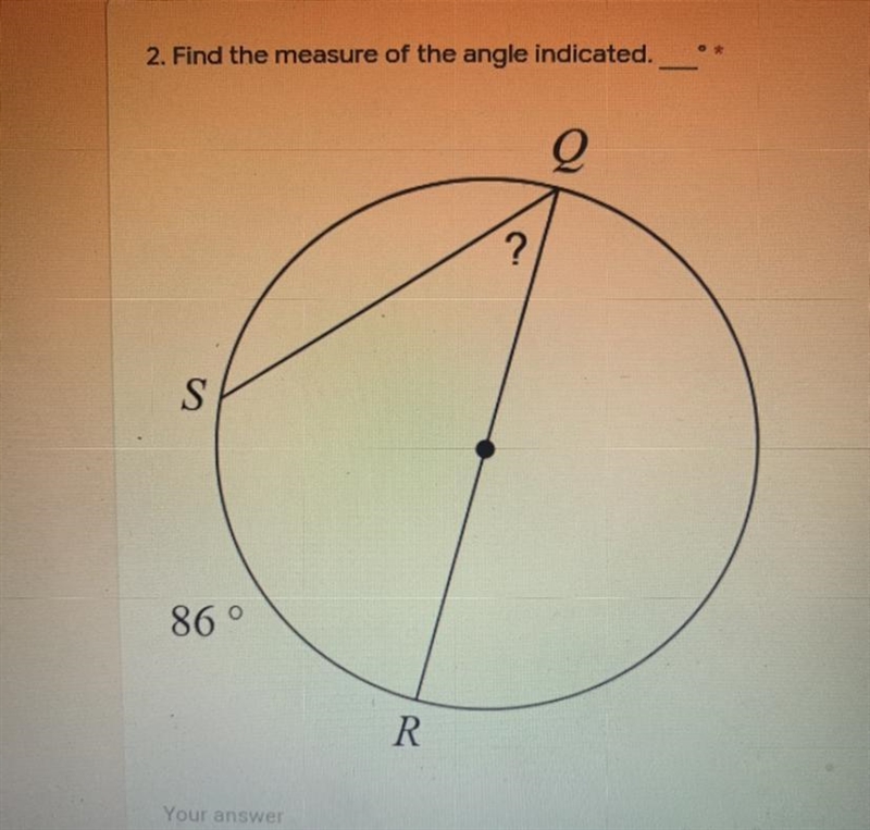 WHATS THE MEASURE OF THE ANGLE INDICATED? GEOMETRY/PLS HELP/GOD BLESS-example-1