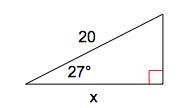 Find the length of the missing side. Round your answer to the nearest tenth.-example-1