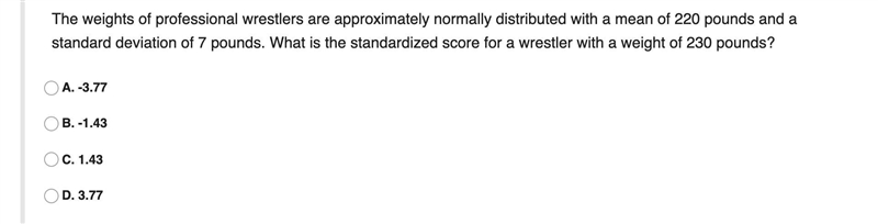 The weights of professional wrestlers are approximately normally distributed with-example-1