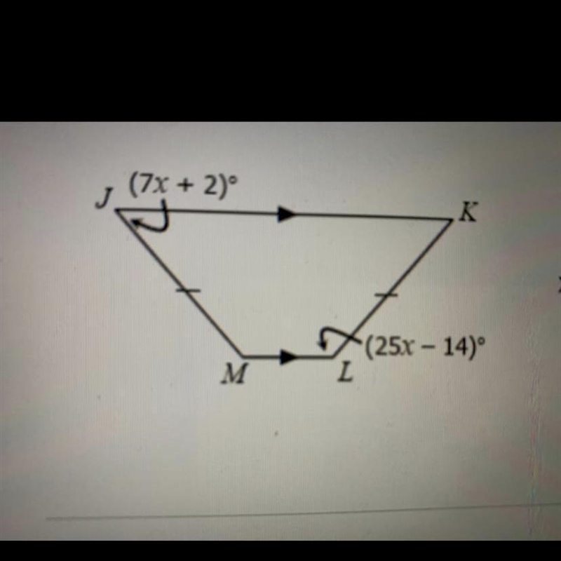 PLEASE HELP!!! Find the value of x-example-1