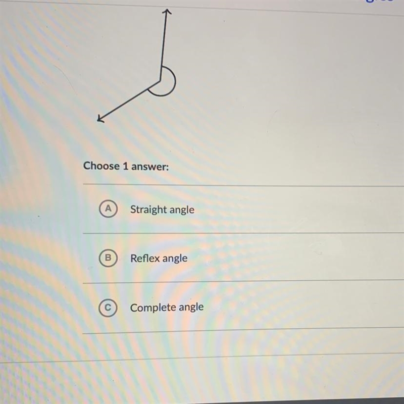 Is this a reflex or complete angle?-example-1