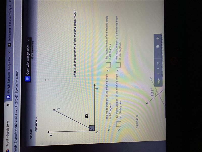 What is the measurement of this angle-example-1