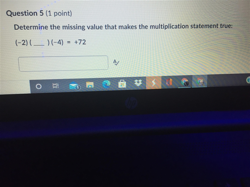 Determine the missing value!-example-1