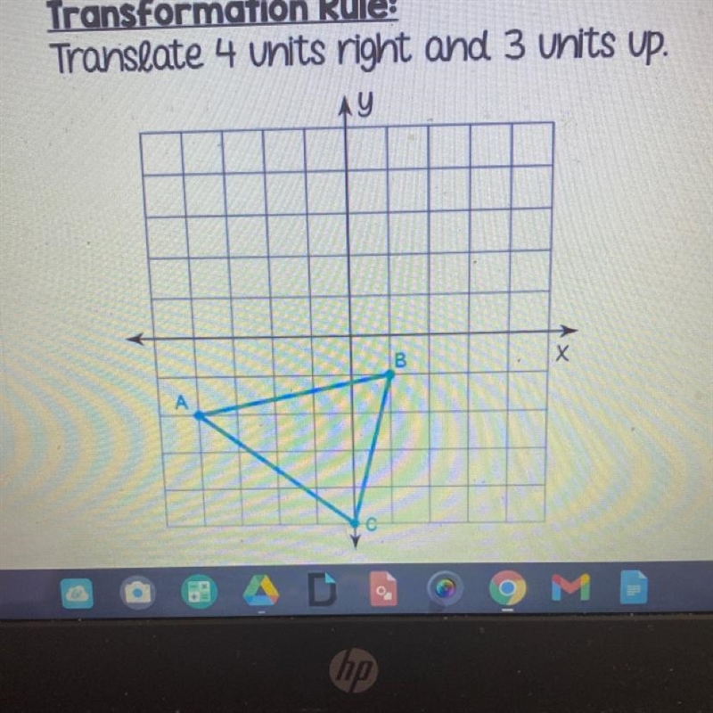 Translate 4 units right and 3 units up.-example-1