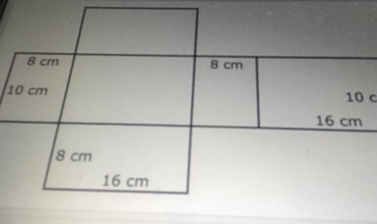 What is the surface area of the rectangular prism shown by net?-example-1