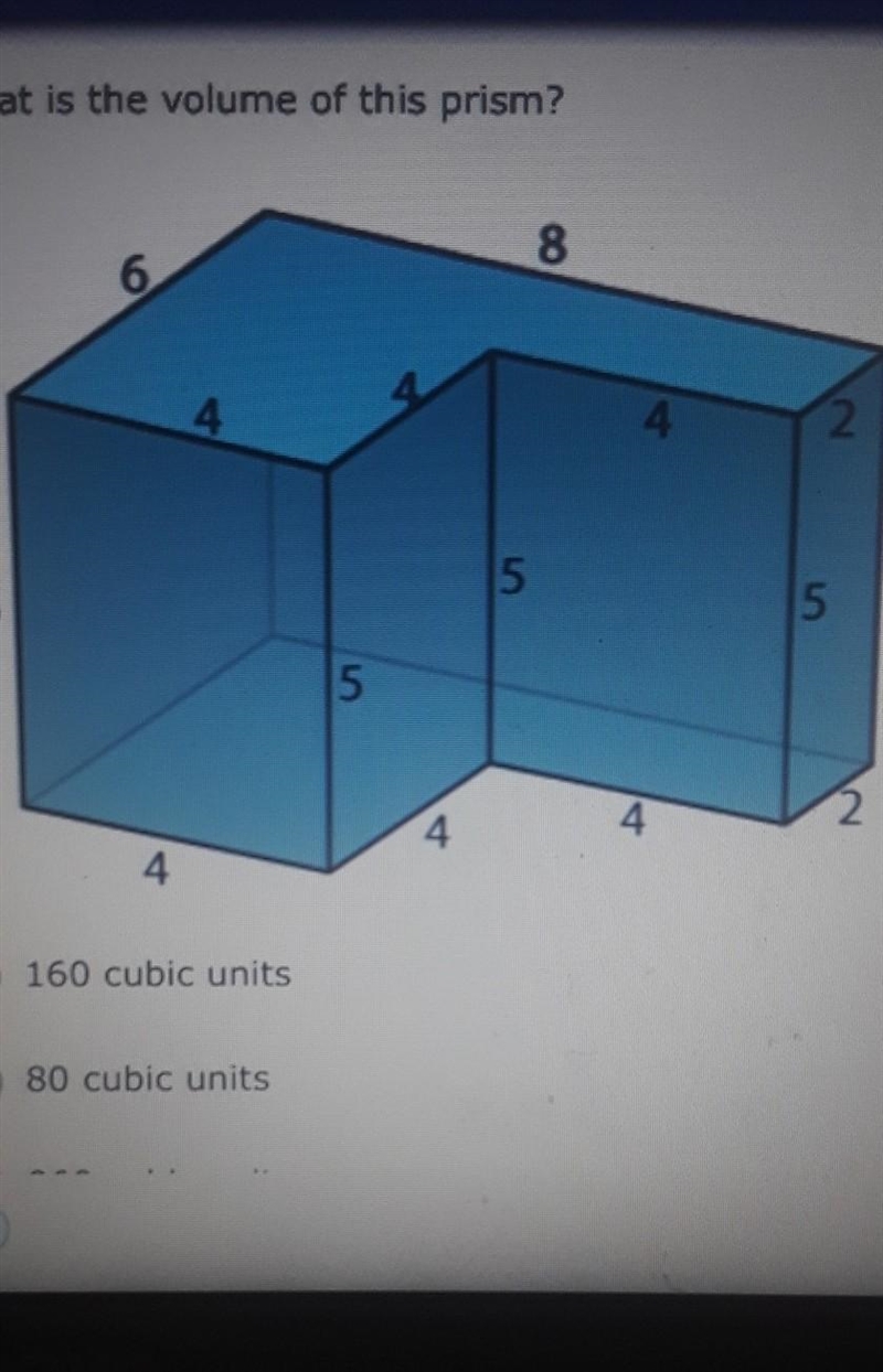 How do i find the volume of the prism? ​-example-1