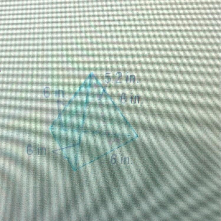 Find the surface area of each pyramid round to the nearest tenth if necessary-example-1