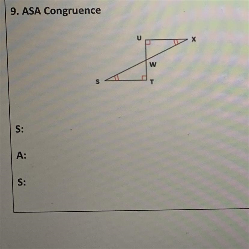 Is the first side “SW=XW” or “ST=XU”?-example-1