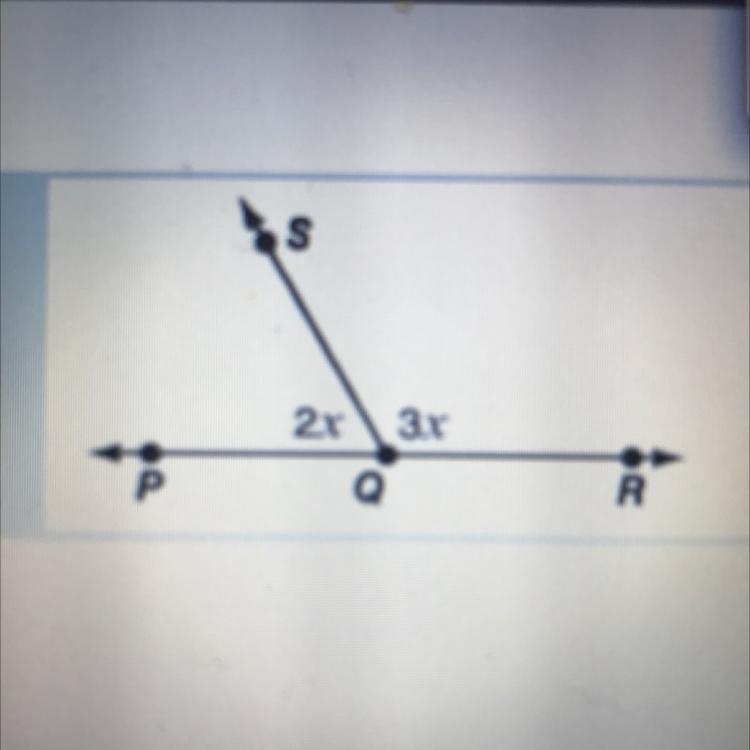 What is the measure of angle RQS in the figure? A. 36 degrees B. 60 degrees C. 72 degrees-example-1