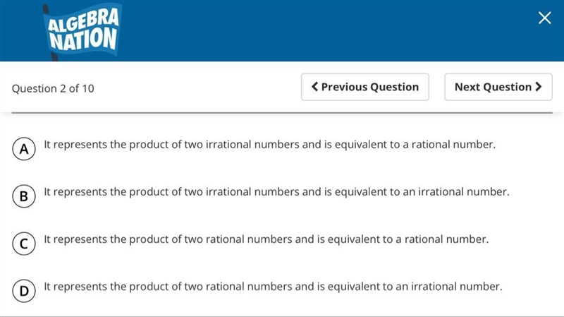 Which of the following is true about the expression √3*√12-example-1